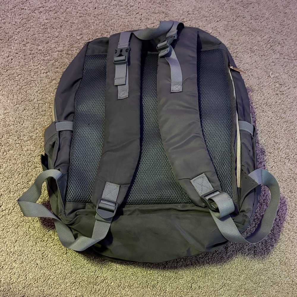 Stylish Grey Backpack - Picture 2 of 9